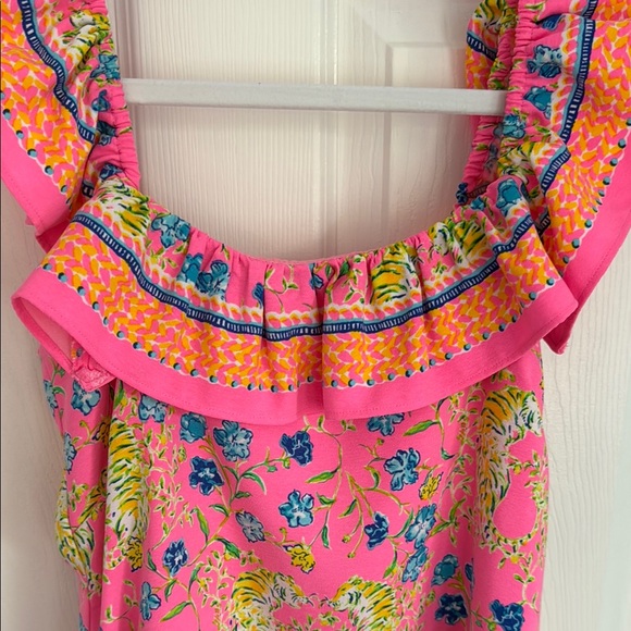 Lilly Pulitzer Ruffle Romper - Picture 3 of 4